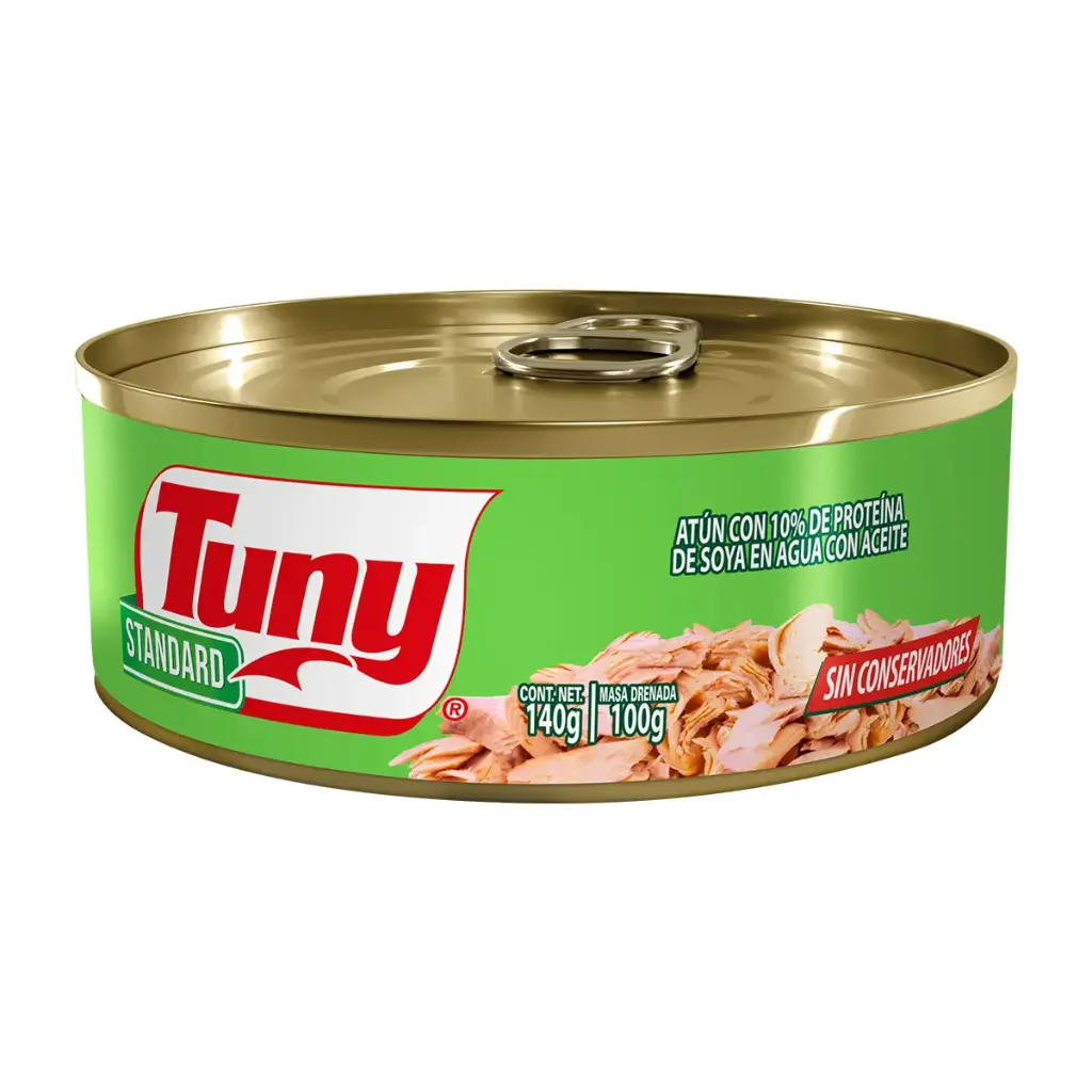 atun en aceite 140 gr, tuny, lata