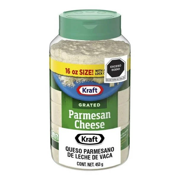 Queso parmesano 453 gr, kraft, pz