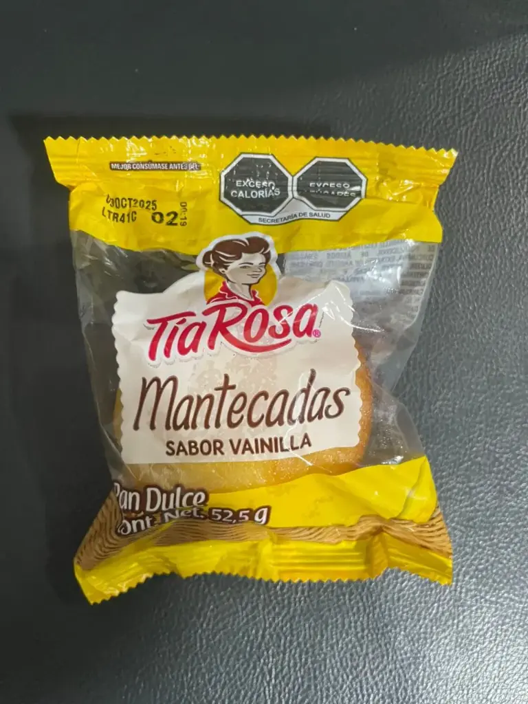 Mantecadas vainillla  52.5 g, tia rosa, pieza