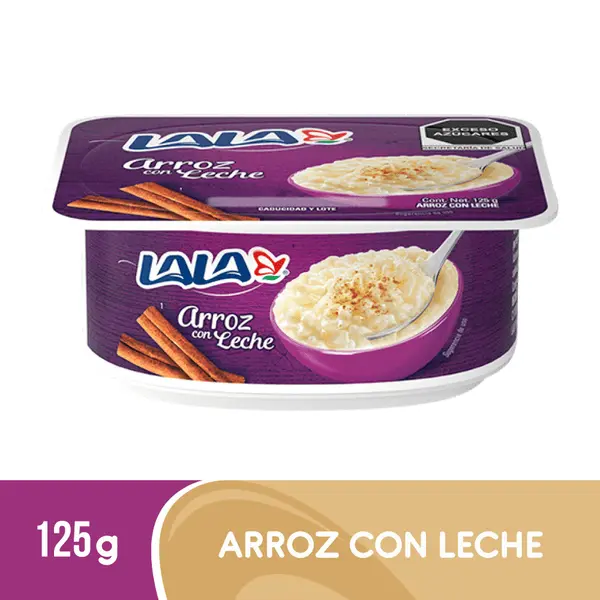 Arroz con leche 125 gr, lala, pz 
