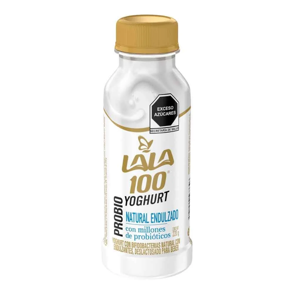 [336A] Yogurt bebible sabor natural 220gr, lala 100, pieza