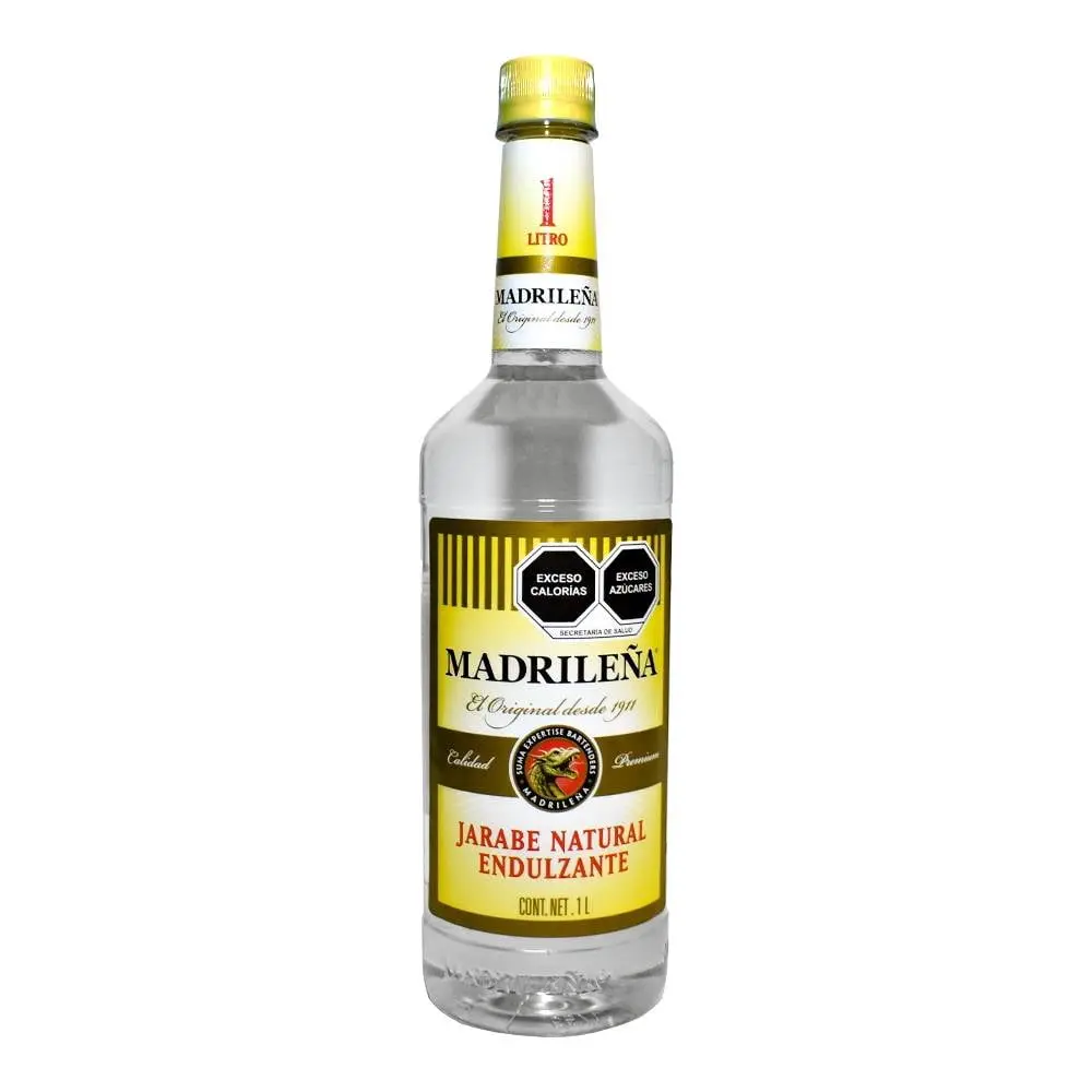 Jarabe natural 1 lt, madrileña, 12 pz, caja