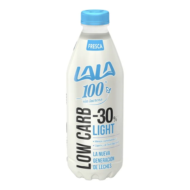 [369A] Leche past sin lactosa light  -30 %, Lala, litro