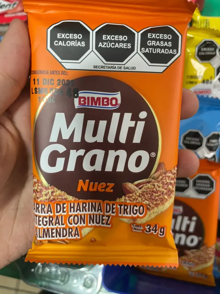 Multigrano nuez 34g, bimbo, pieza