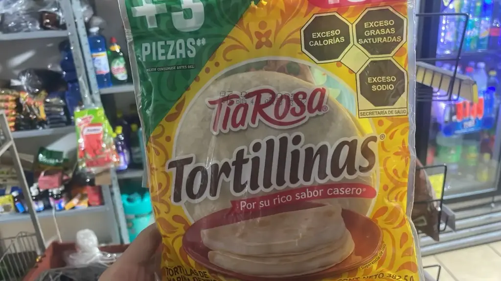 Tortillinas 382.5 grs, tia rosa, bolsita