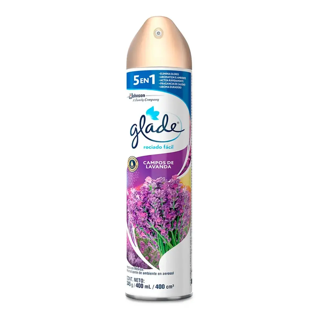  Aromatizante campo de lavanda 400 ml, glade, pieza