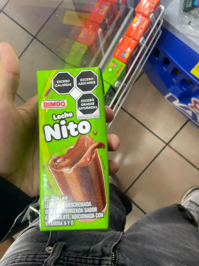 Leche semidescremada nito 236ml, bimbo, pz 