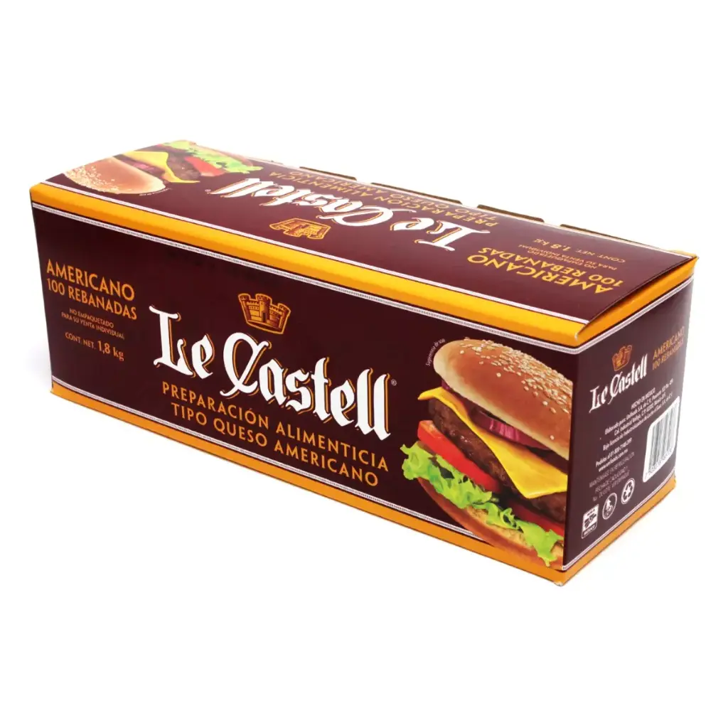 Queso amarillo, Castell, 1.8 kg , pieza