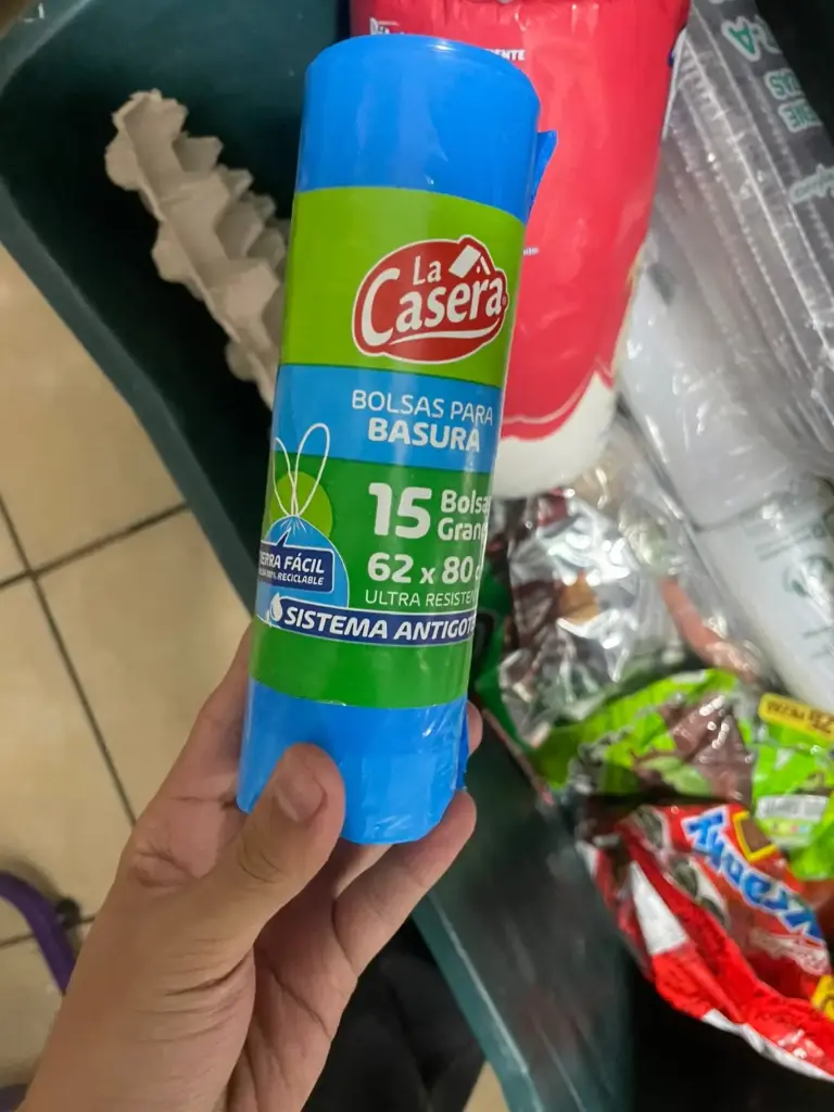 Bolsa para basura grande 62x80, la caseria, rollo
