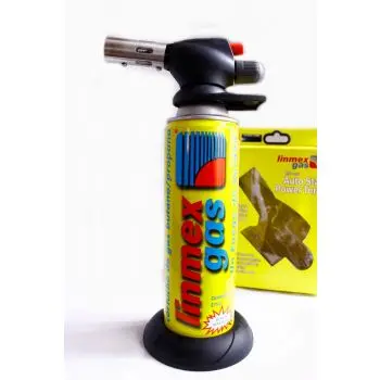 Soplete electronico con valvula y boquilla, 220 grs,lata