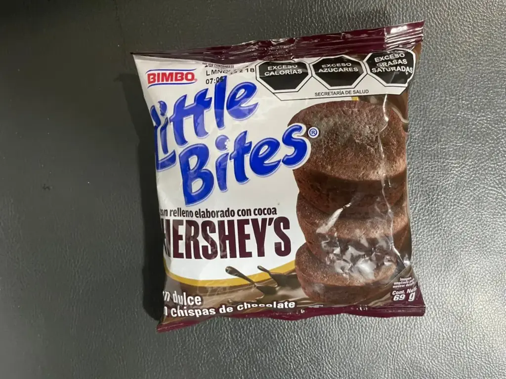 Little bites chispas 69 grs, hershey´s, pieza