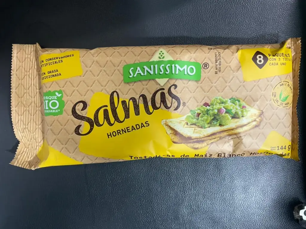 Salmas horneadas 144 grs, sanissimo, pieza