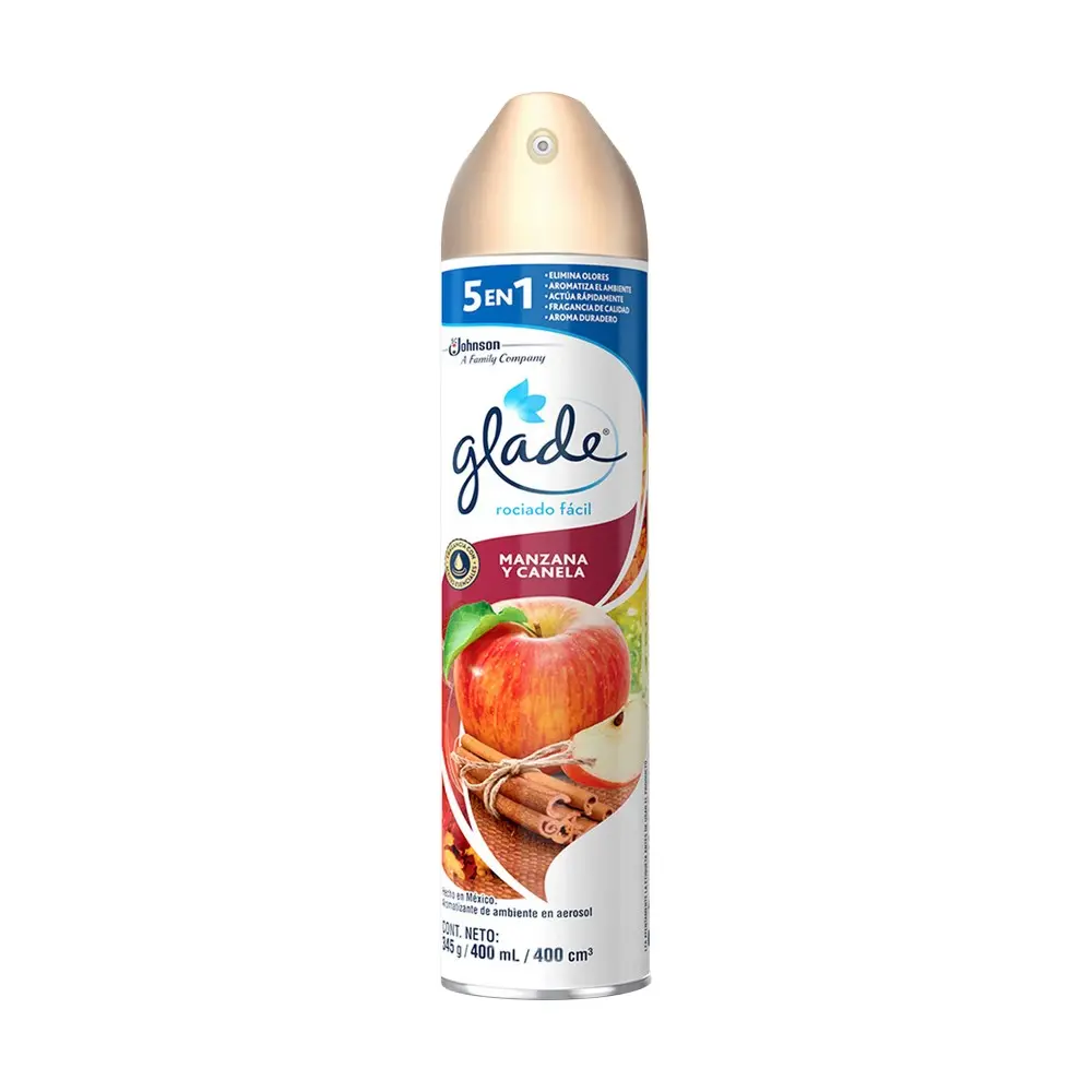  Aromatizante manzana canela 400 ml, glade, pieza