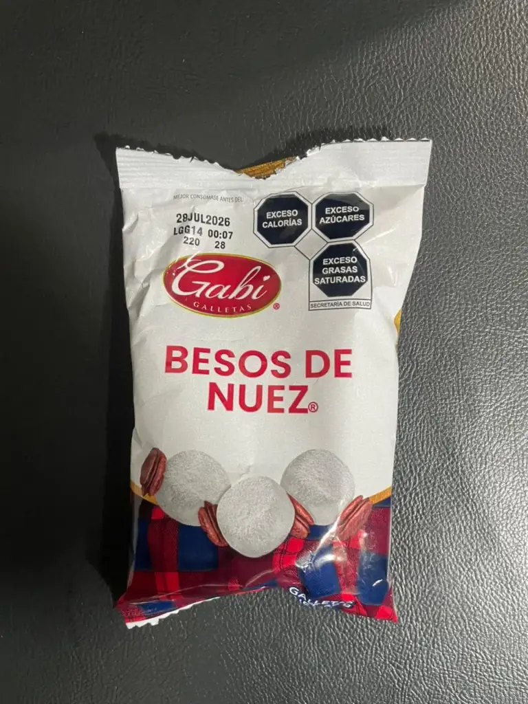 Galletas besos de nuez 60g, gabi, pz
