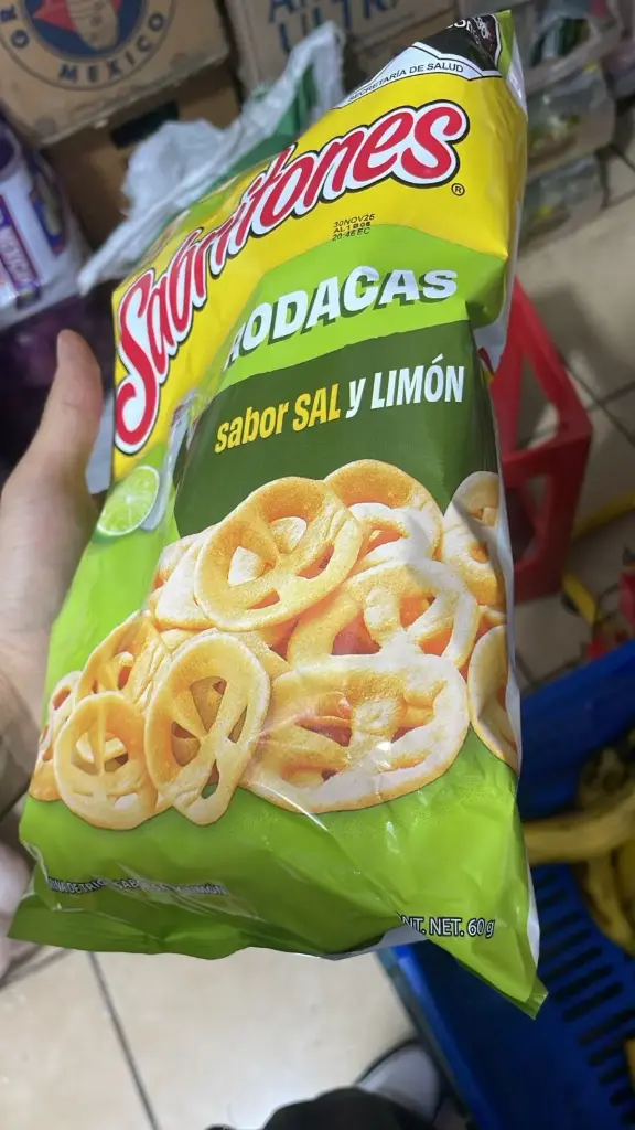 Rodacas con sal y limon 60 grs, Sabritones, pieza