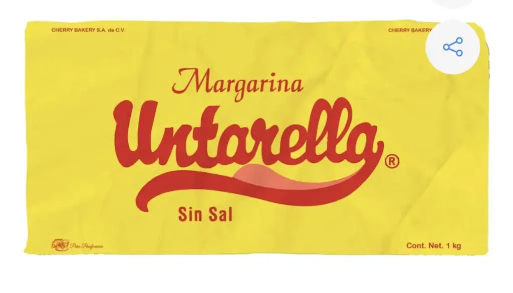 Margarina sin sal de 1 kg 10 pz, Untarella, caja