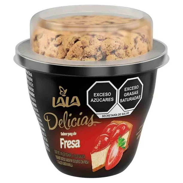Yogurt sabor pay de fresa 150 grs, lala, pieza 