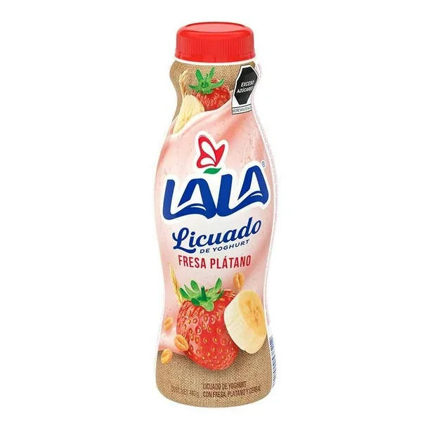 Yogurt licuado fresa placer 440 ml, lala, pz