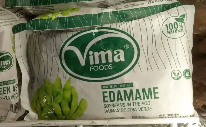 Vainas de soja verde de 500g, vima foods,  bolsa
