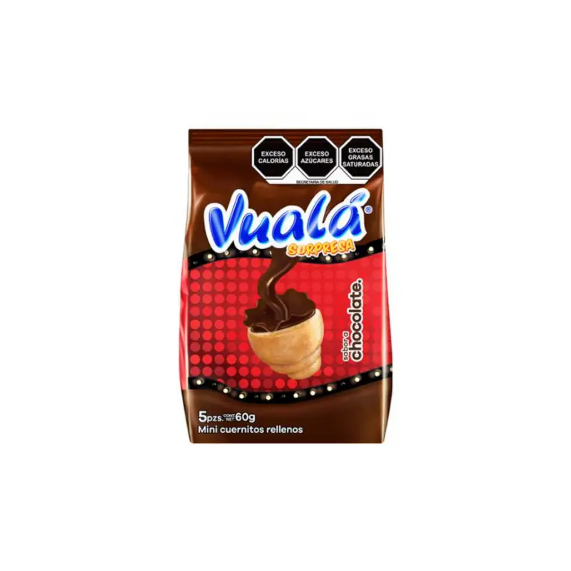 Cachito sorpresa chocolate 60 g, vuala, bolsa