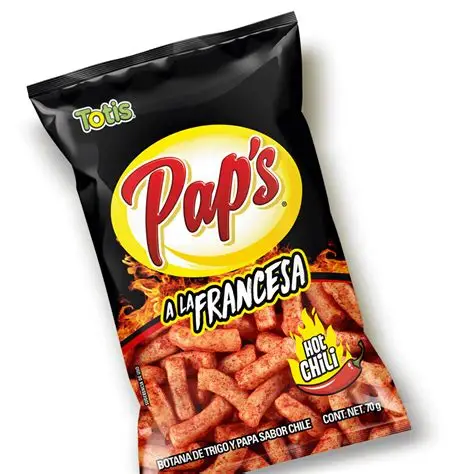 botana de trigo sabor chile,paps,pz 