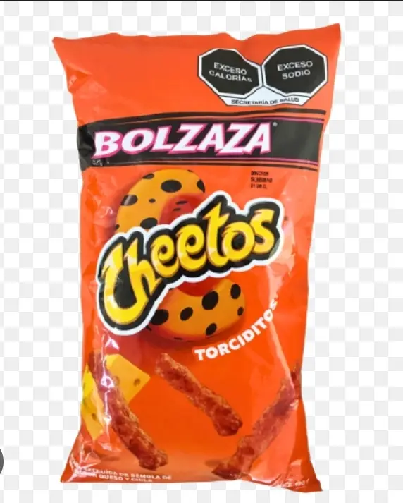 Bolzaza de maiz sabor queso torciditos 115gr, cheetos, pz 