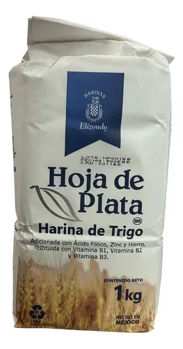 Harina de trigo hoja de plata,  kilo