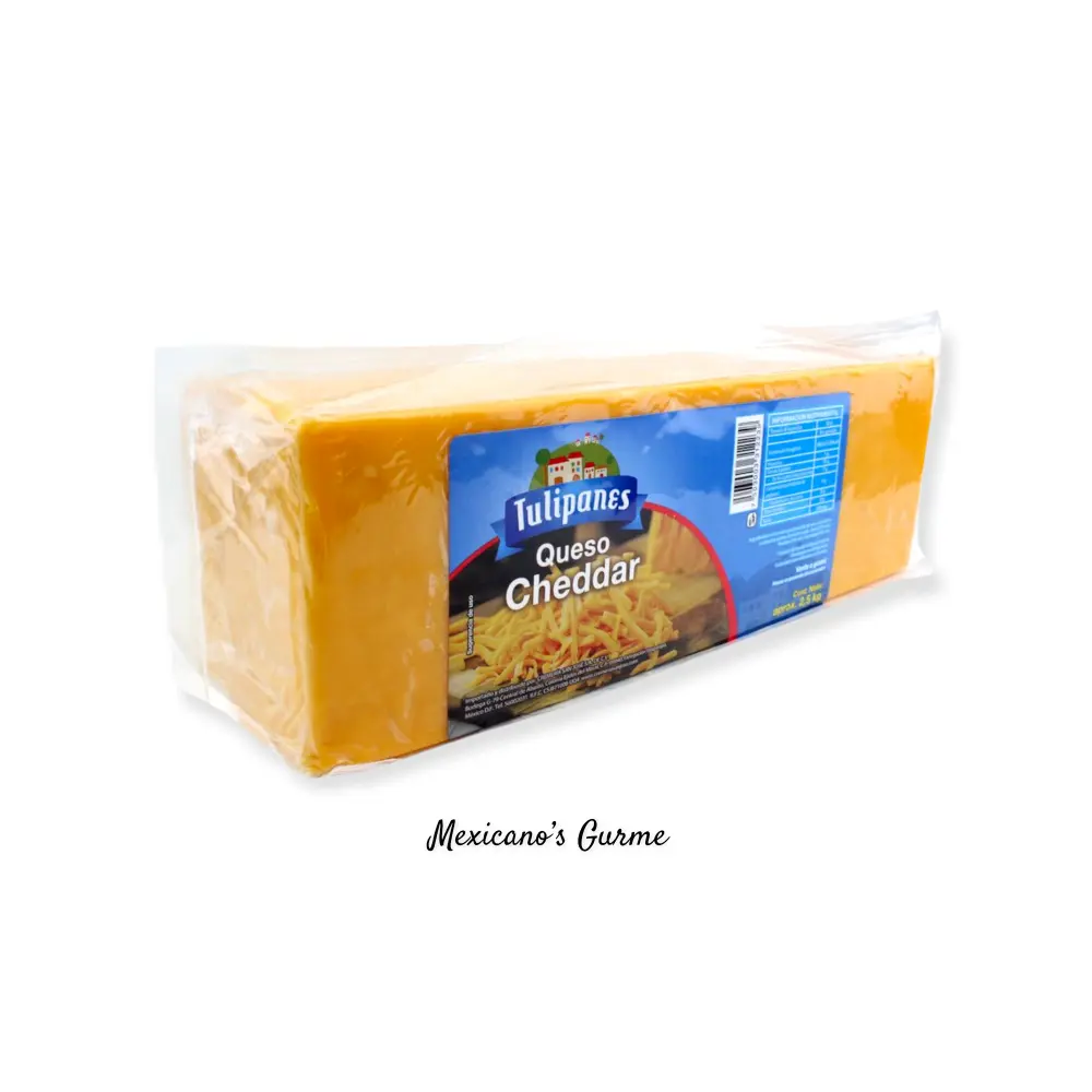 Queso cheddar, tulipa, kilo
