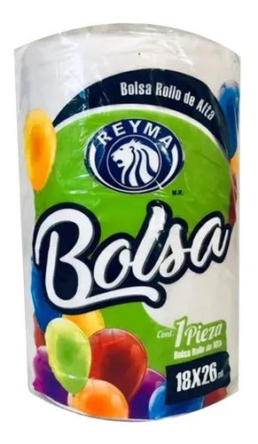 Bolsa natural de 1/2 kg, reyma, 18x25, bobina
