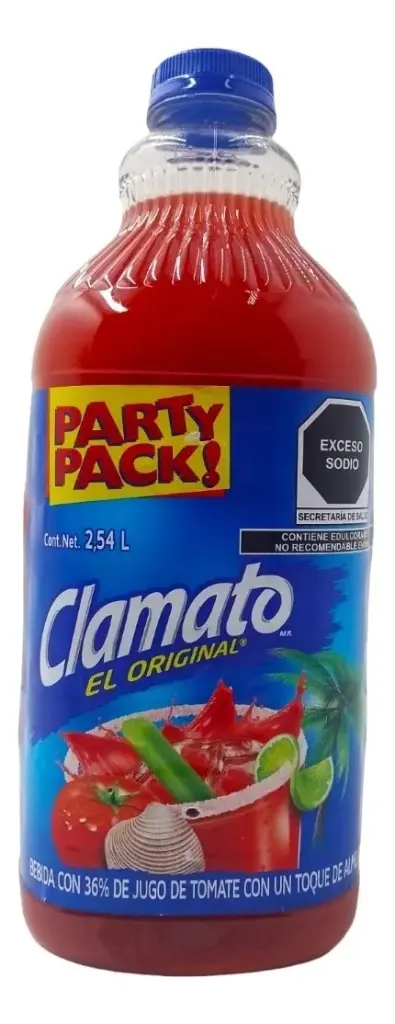 Bebida de tomate de 2.54 lts, Clamato, pieza