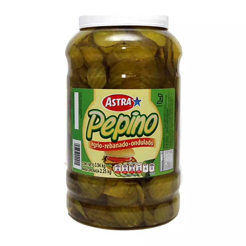Pepinillo agrio 3.94 kg, astra, pieza