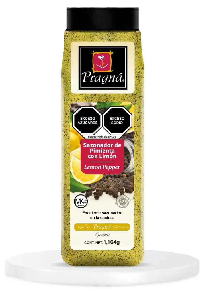 Pimienta con limon 1.164 grs, pragna, pieza