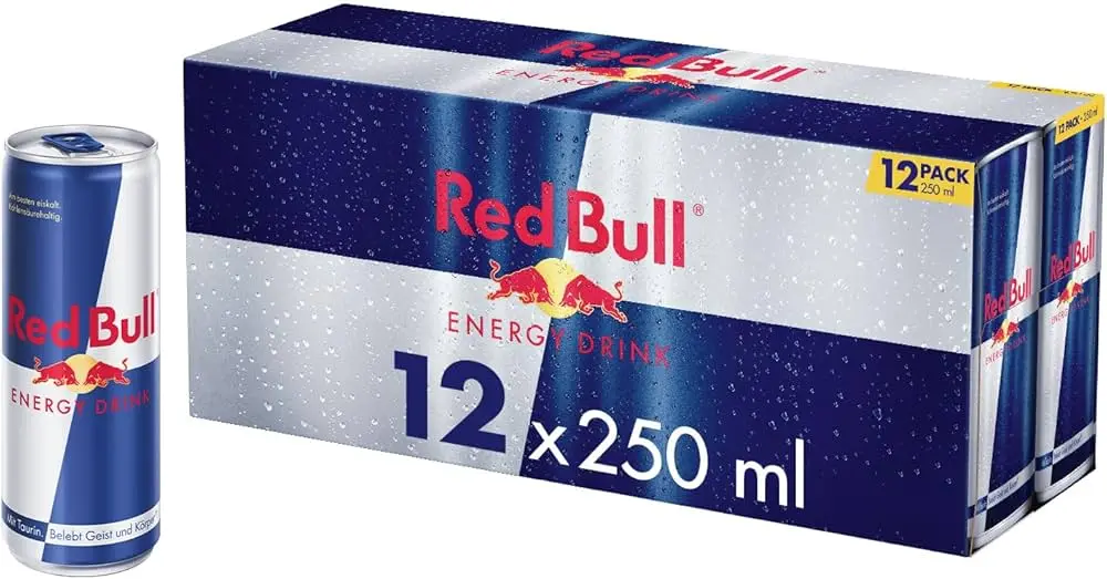 Bebida energetica 250 ml 12 pz, Reb bull, caja
