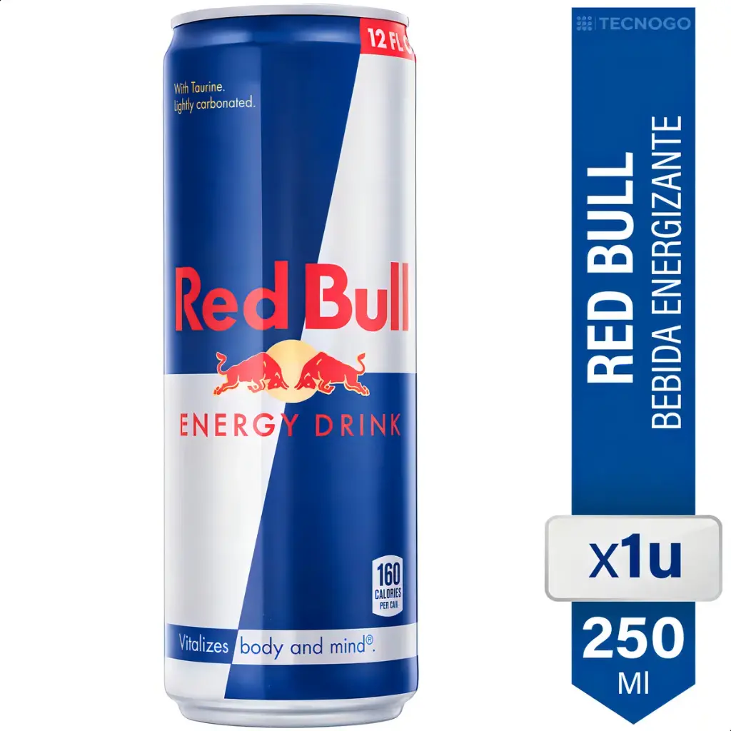 Bebida energetica 250 ml, Reb bull, pieza
