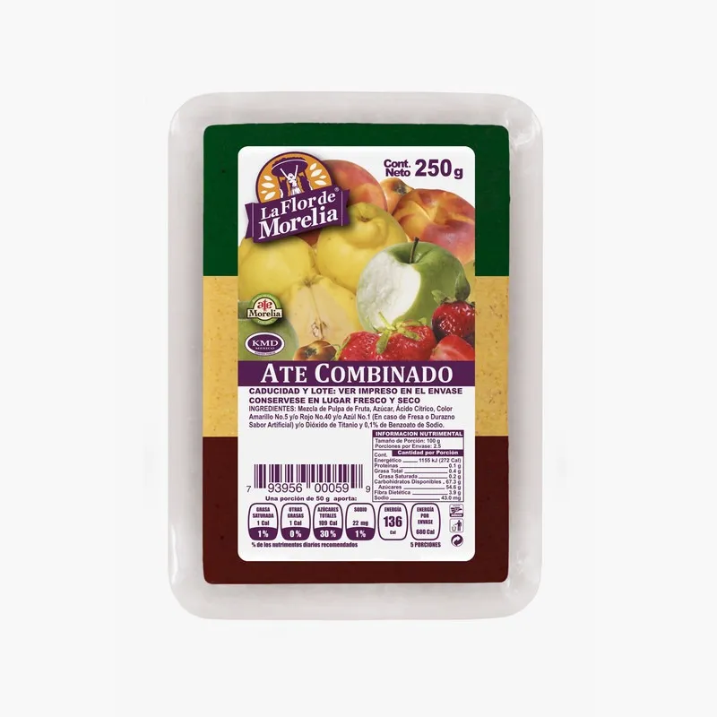 Ate combinado de 250 gr, morelia, pieza