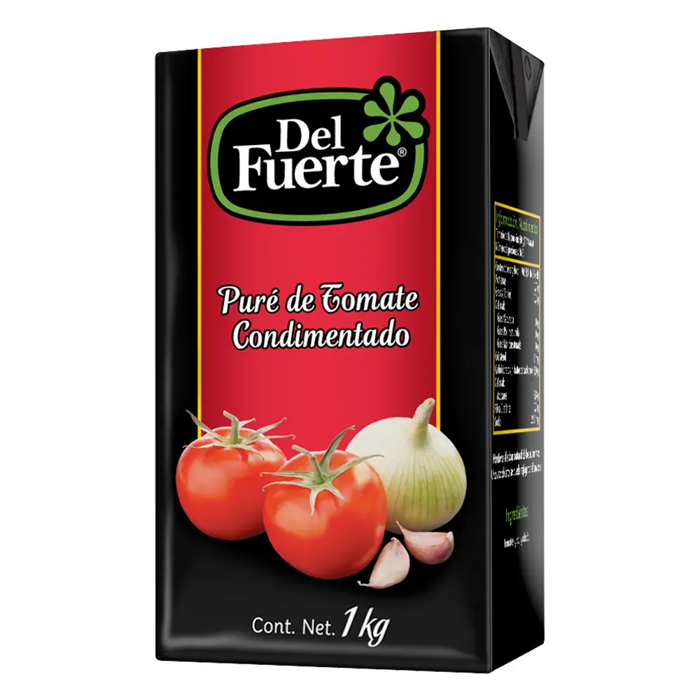 Pure de tomate condimentado, del fuerte, Kilo