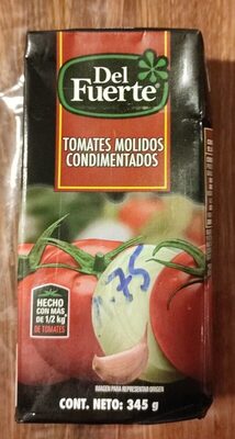 Pure de tomate condimentado 345g, del fuerte, pieza