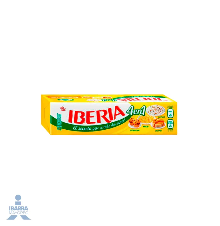 [2296] Mantequilla en barra 90grs, Iberia, barra