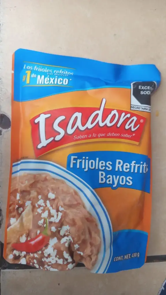 Frijol peruano refritos 430g, isadora, pieza (copia)