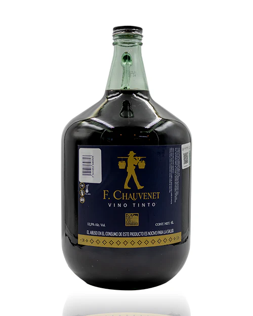 Vino tinto 4 litros, chavvanet, pieza