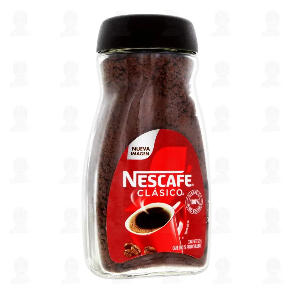 cafe soluble de 120 gramos, nescafe, pieza