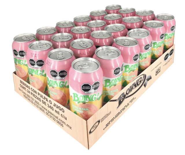 jugo de guayaba de 355 ml 24 pack, boing, reja