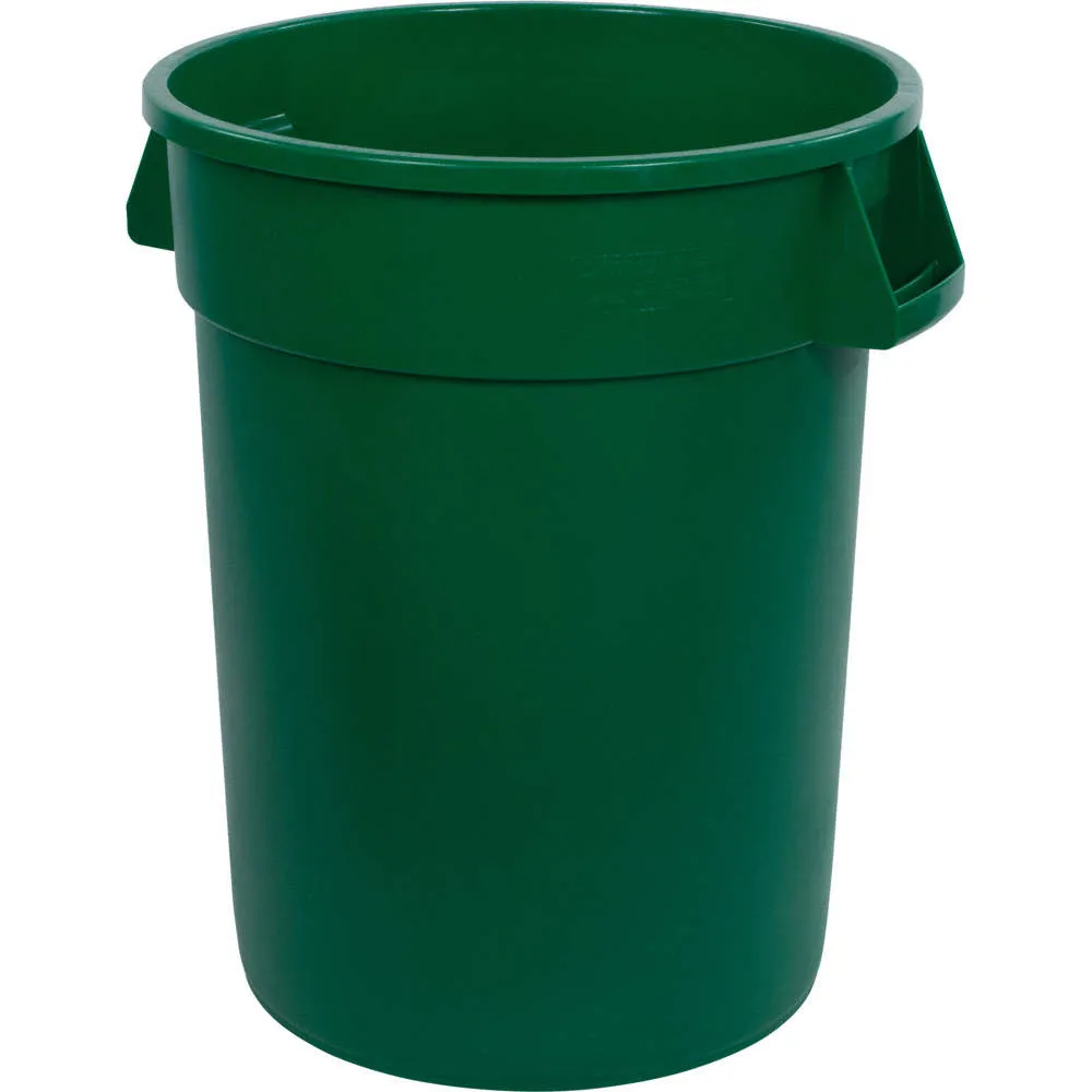 Bote basura color negro y verde 120ml, gorilla