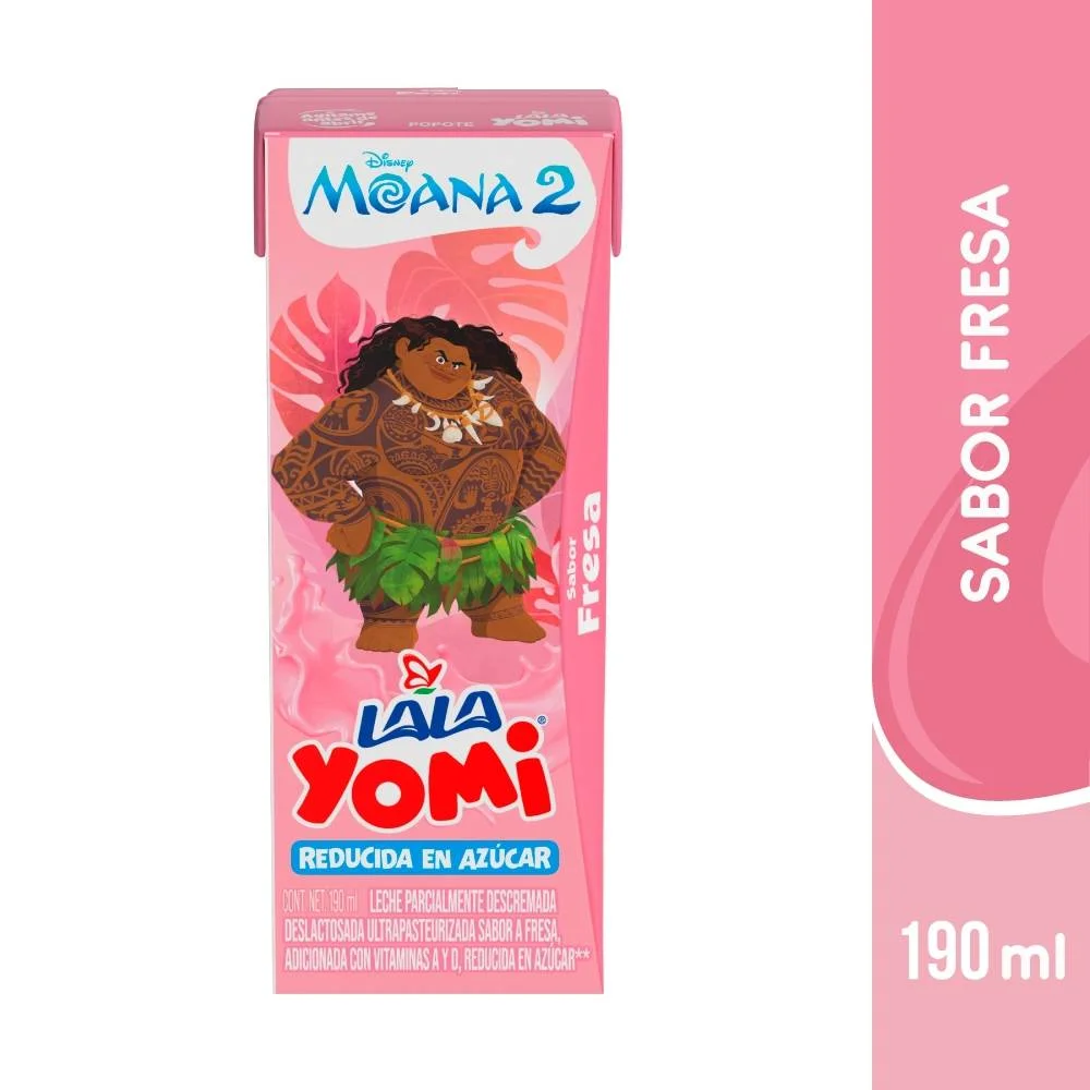 Leche sabor a fresa 190ml, Lala Yomi, pieza