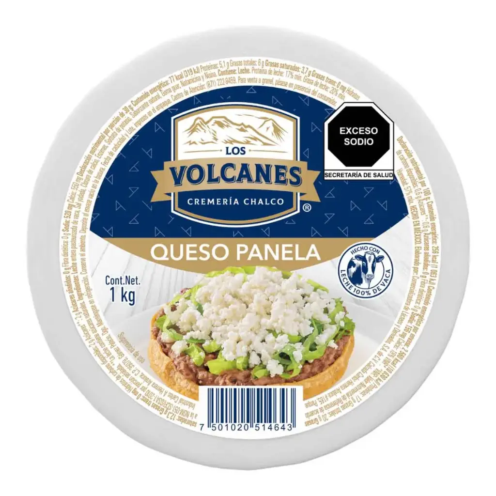 Queso panela, los volcanes, kilo