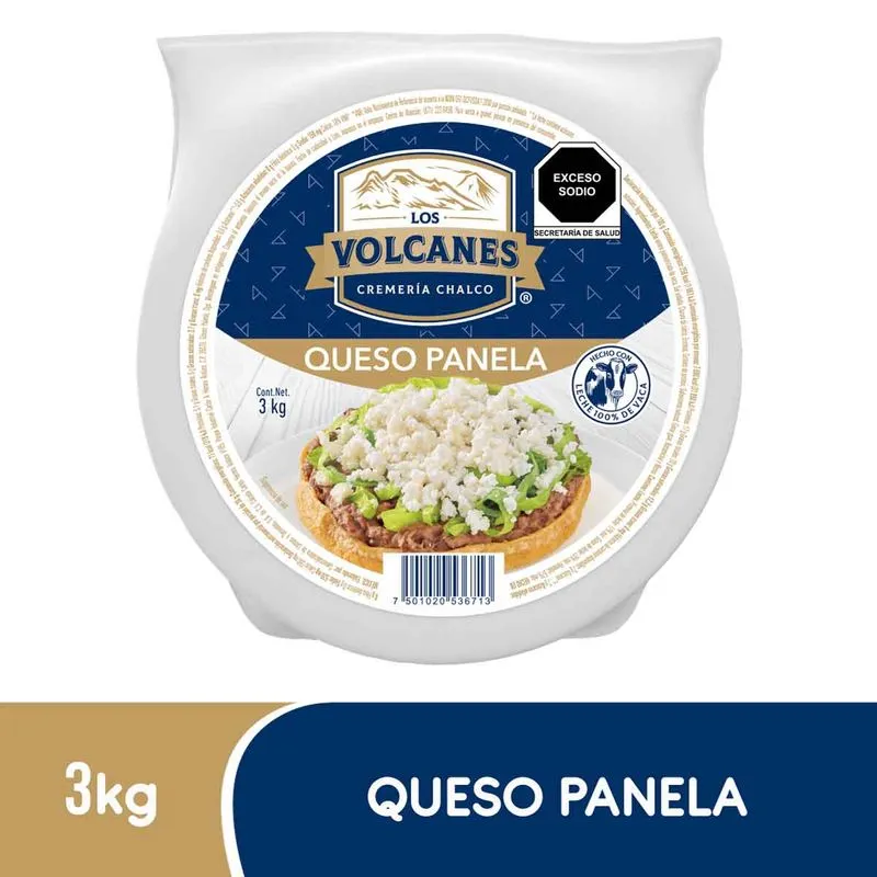 Queso panela 3k, los volcanes, pieza