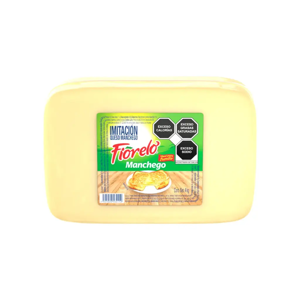Queso manchengo imitacion 3.8, fiorelo, pieza