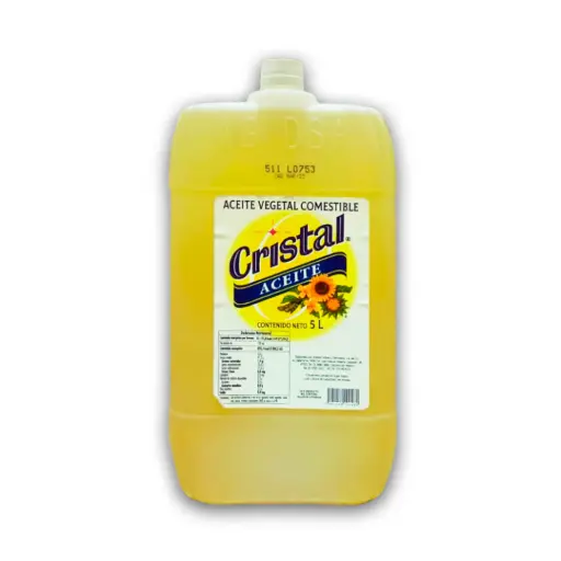 [9] Aceite vegetal 5 l, cristal, pieza