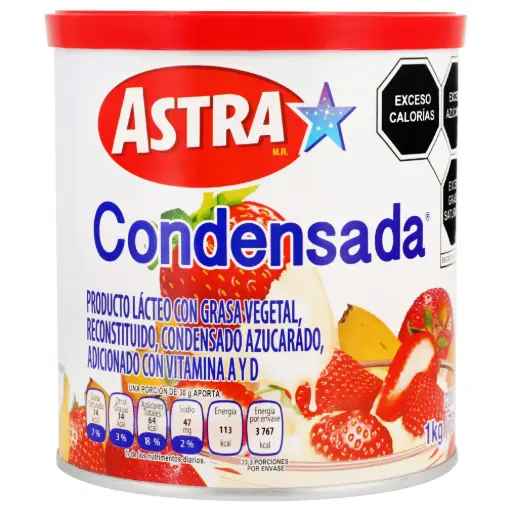 [654] Leche condensada astra 1 litro, pieza