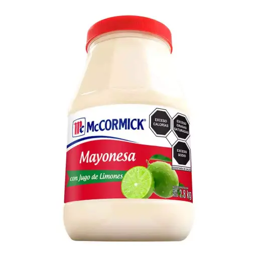 [716] Mayonesa con limón de 2.8kg, Mccormick, pieza